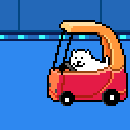 Sprite animation based on Deltarune Chapter 2. 64x64 made for my Pixoo64 pixel art display.